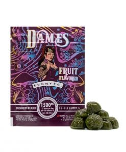 Dames Mushroom Infused Gummies – 1500mg  5 Flavours