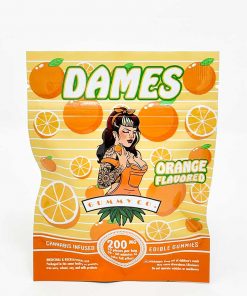 Dames Orange THC Gummies – 200mg