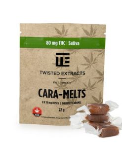 Twisted Extracts – Cara-Melts Sativa (80mg THC)