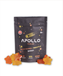 Apollo Gummies - Sativa Peach Mango/Pineapple - 1000mg