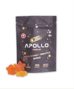 Apollo Gummies - Sativa Peach Mango/Pineapple - 500mg