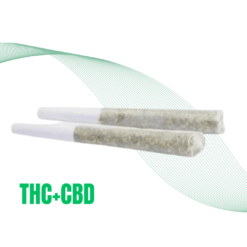 1:1 Balanced THC:CBD Pre Rolls  ( 2 x 1gram )