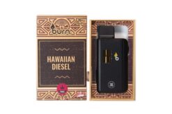 3 Gram Burn Disposable Vapes – Hawaiian Diesel (Sativa) (3 Gram)